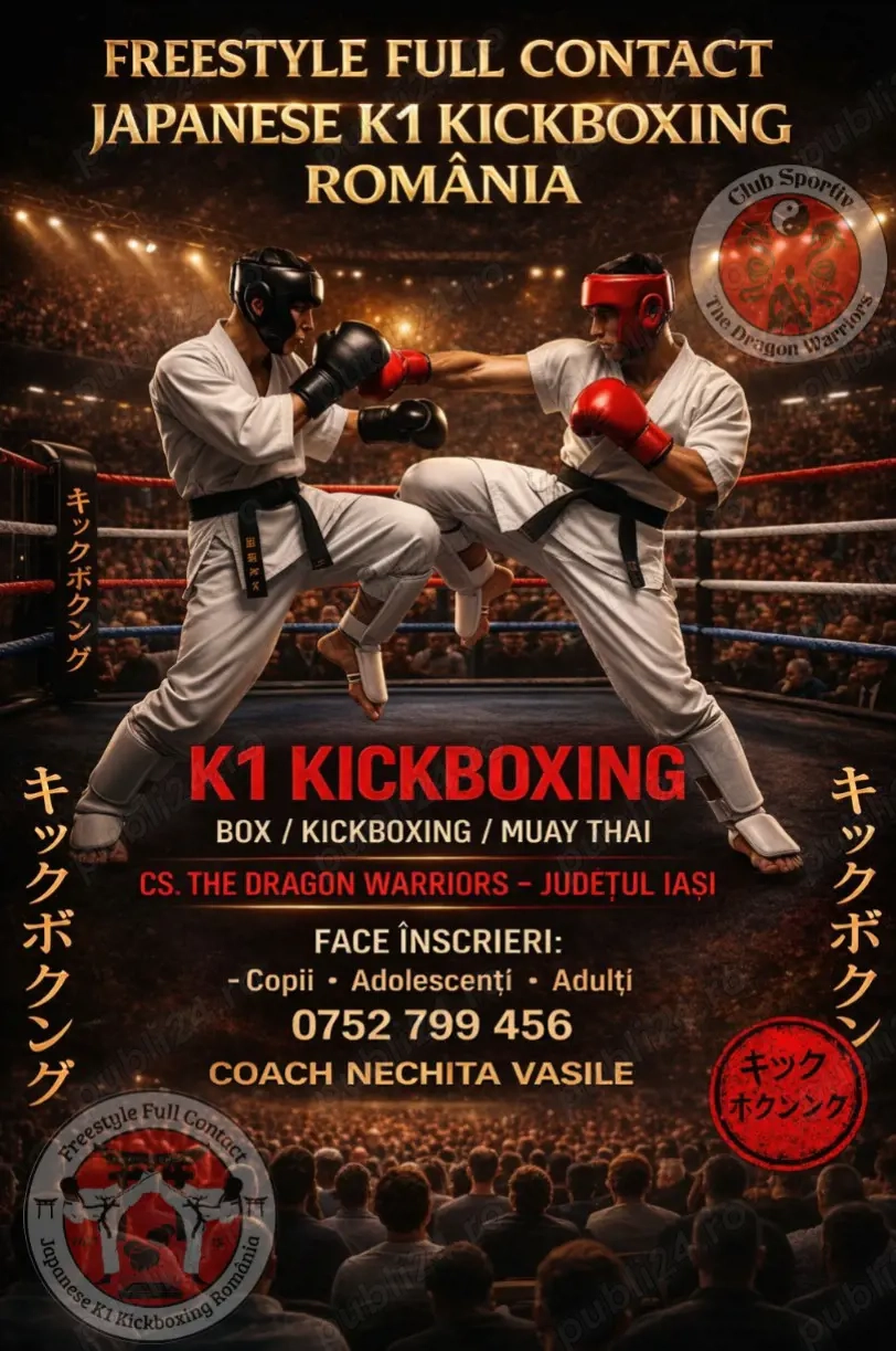 Club Sportiv Face Înscrieri Arte Marțiale (Kickboxing, Karate, Krav Maga)