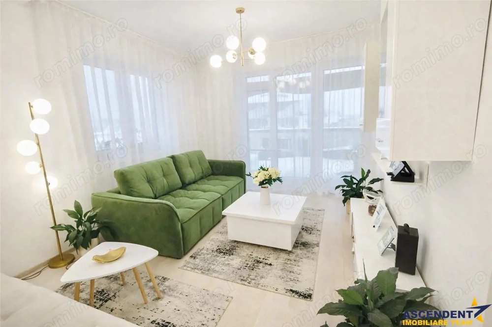 Apartament modern,2 camere,terasa spectaculoasa,Tractorul, Brasov.