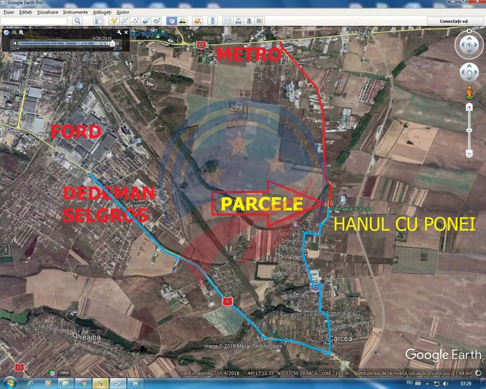 Teren de vanzare/Carcea/Hanul cu Ponei