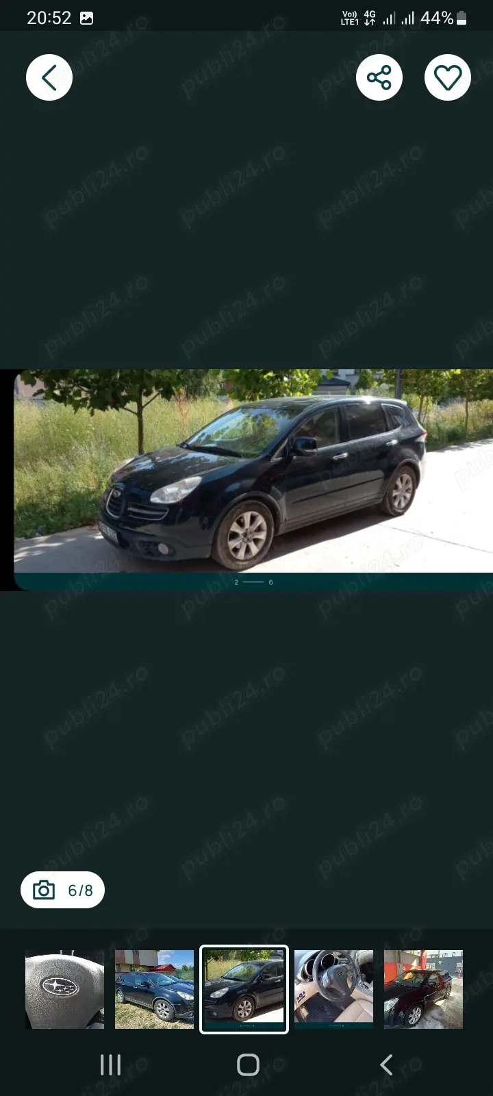 Subaru Tribeca 4x4  Schimb Cu Gsxr 1000 dupa 2009
