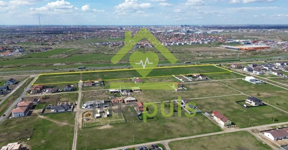 🗺️ Teren pentru blocuri și case/duplexuri | Moșnița Nouă
