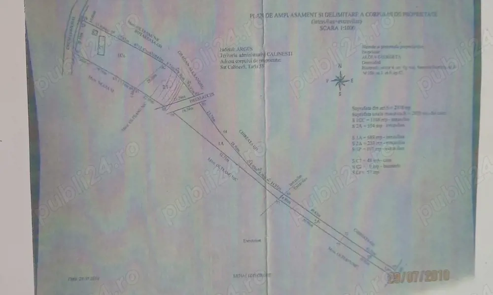 Teren de vanzare Calinesti Arges