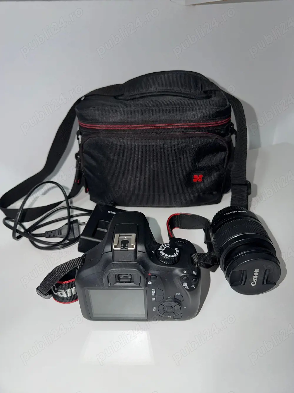 Aparat foto DSLR CANON EOS 4000D, Wi-fi ,negru+ obiectiv 18-55 mm SEE