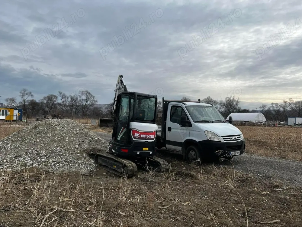 excavator -minoexcavator si basculabila