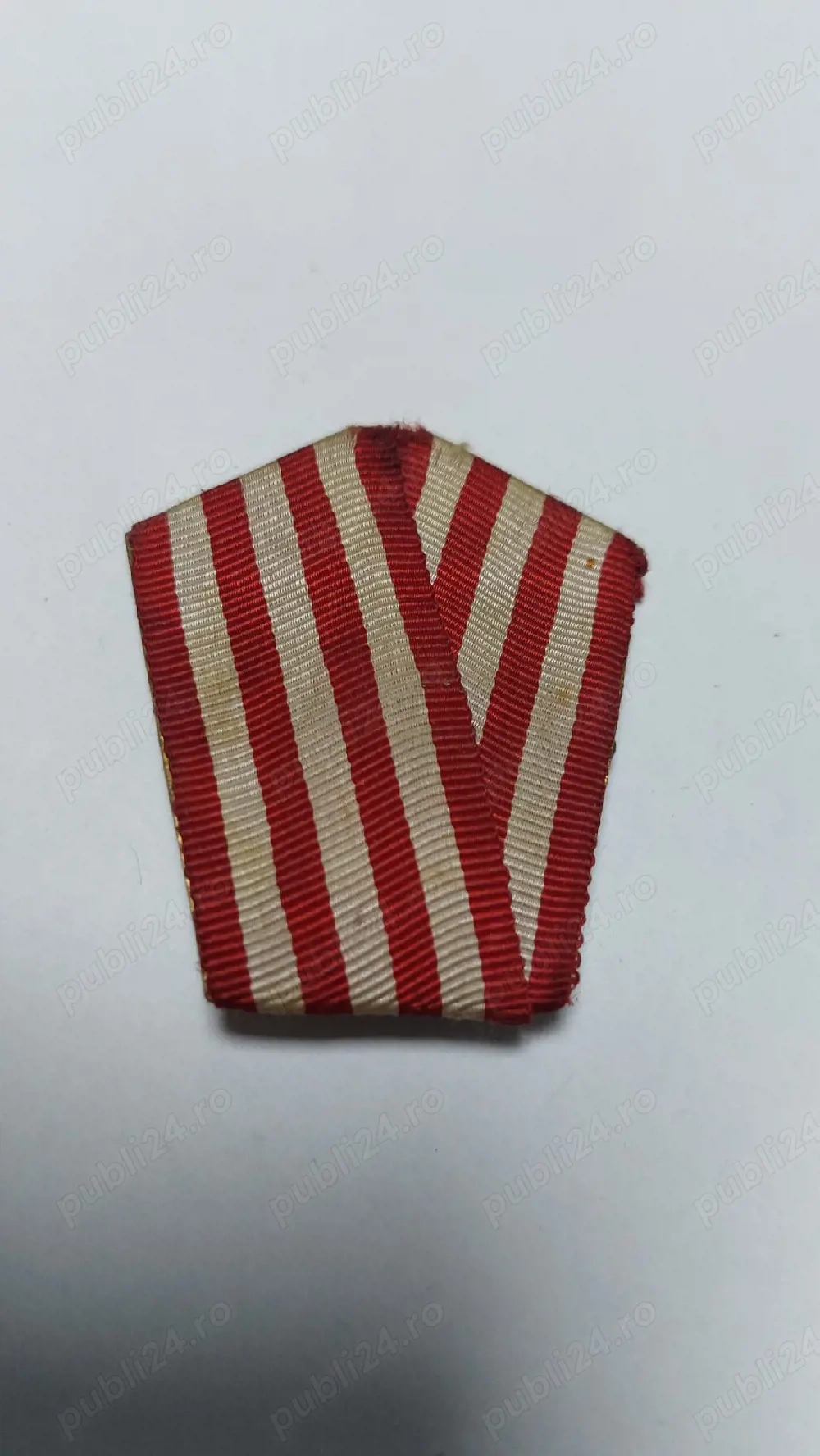 Bareta de panglică (mini-panglică) pentru Medalia  Bărbăție și Credință    România (perioada Carol I