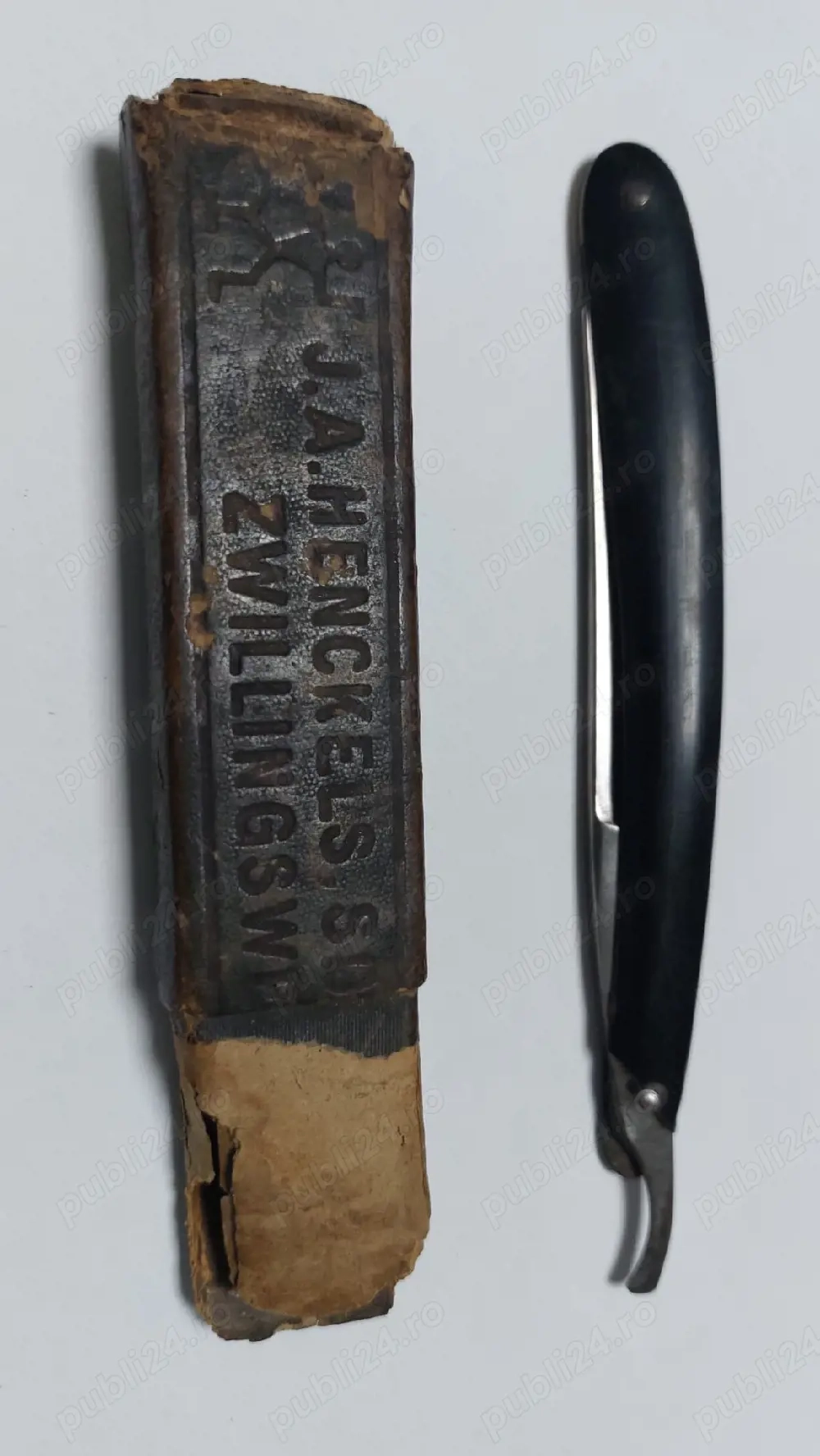 Brici vechi J.A. Henckels Zwilling   Solingen, Germania, cu cutie originală