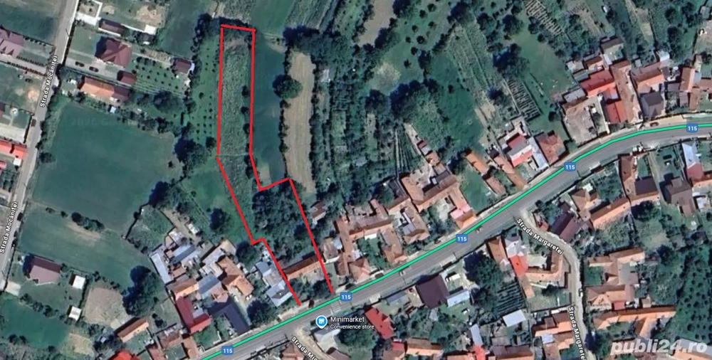 Teren la strada principala in Casin, 3200 mp