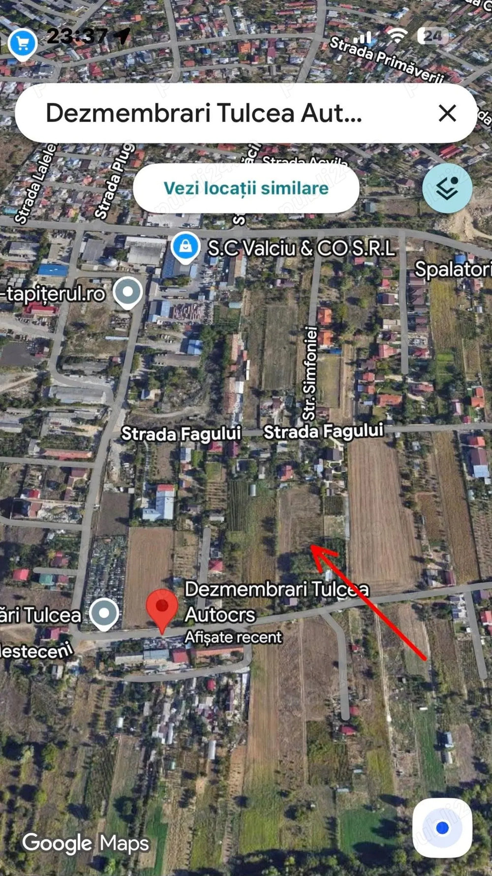 Teren intravilan de vânzare   Tulcea, zona CAP 