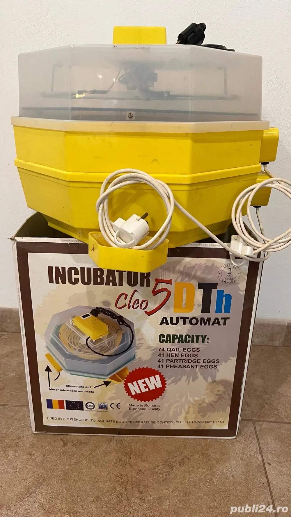 incubator cleo 5 dth automat