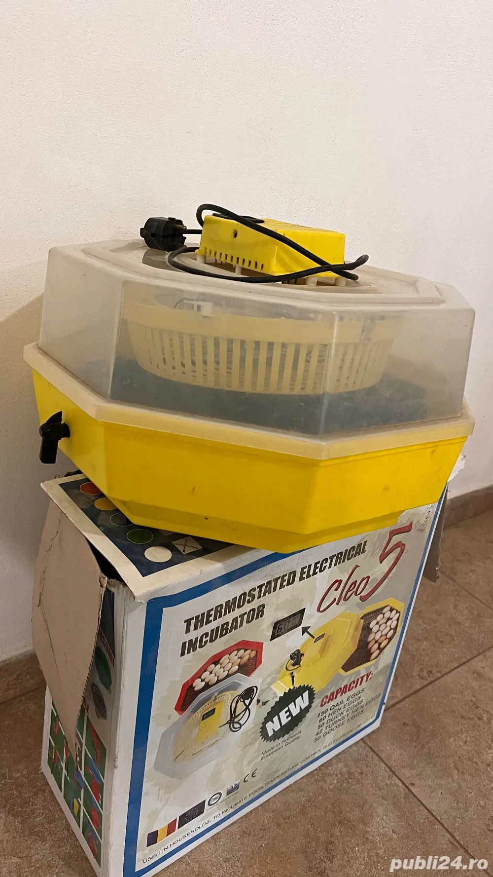 incubator cleo 5 intoarcere semi-automata 