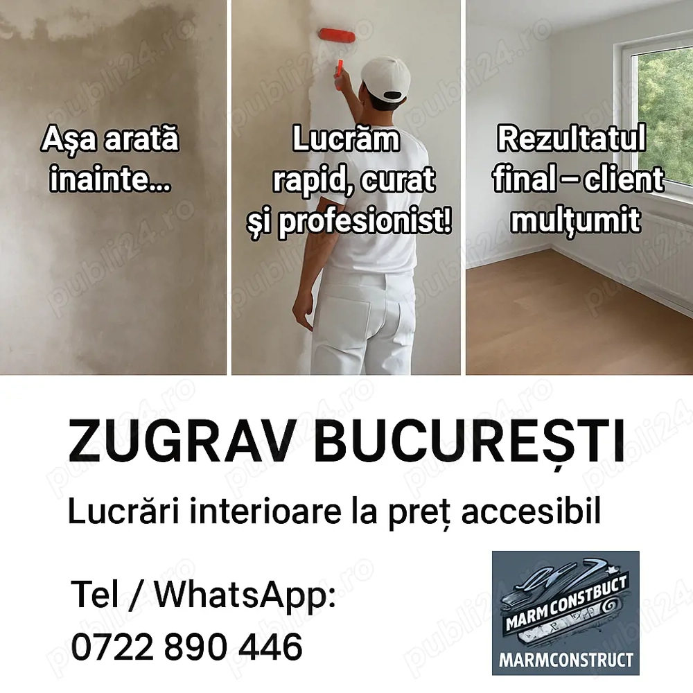 Zugrăvit Rapid Apartamente București