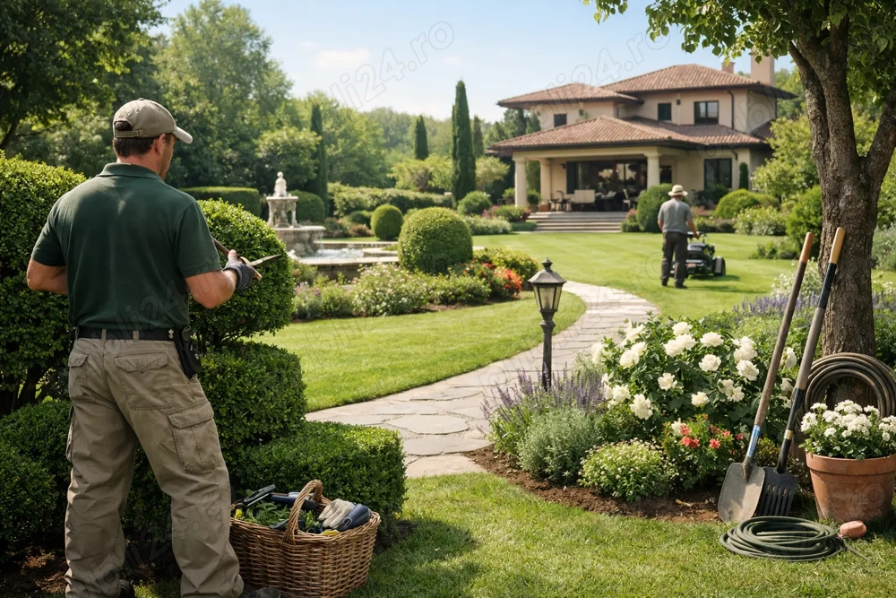 Angajăm ÎNGRIJITOR CURTE & Spațiu verde   Proprietate privată