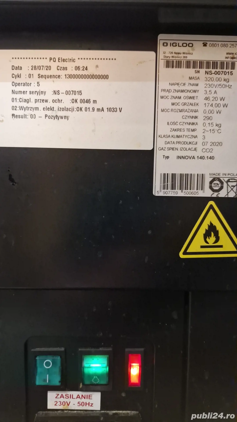 Vitrina frigorifica multi funcționala