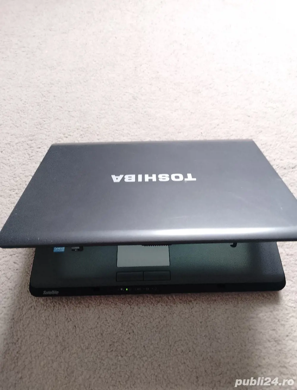 Laptop Toshiba Satellite L300, Intel dual core 1.6ghz, 4gb. ddr2, video intel, hdd 160gb 15.6"