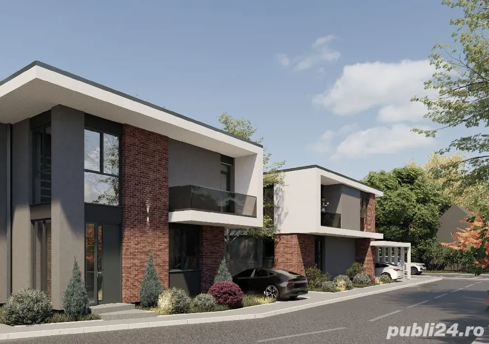 Case premium , spre vanzare 4 case cuplate + 1 casa individuala! La standarde NZEB eficiente ener