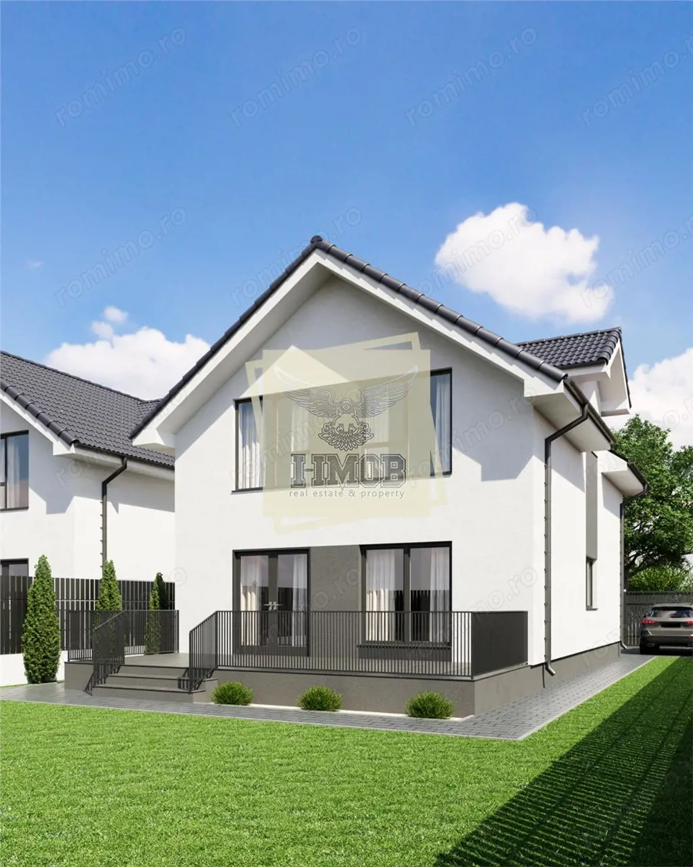 Casa cu 5 camere 3 bai si 340 mp teren in  Sura Mare