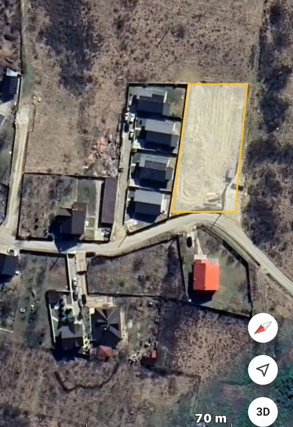 Parcele Barnova-Bucium,langa case