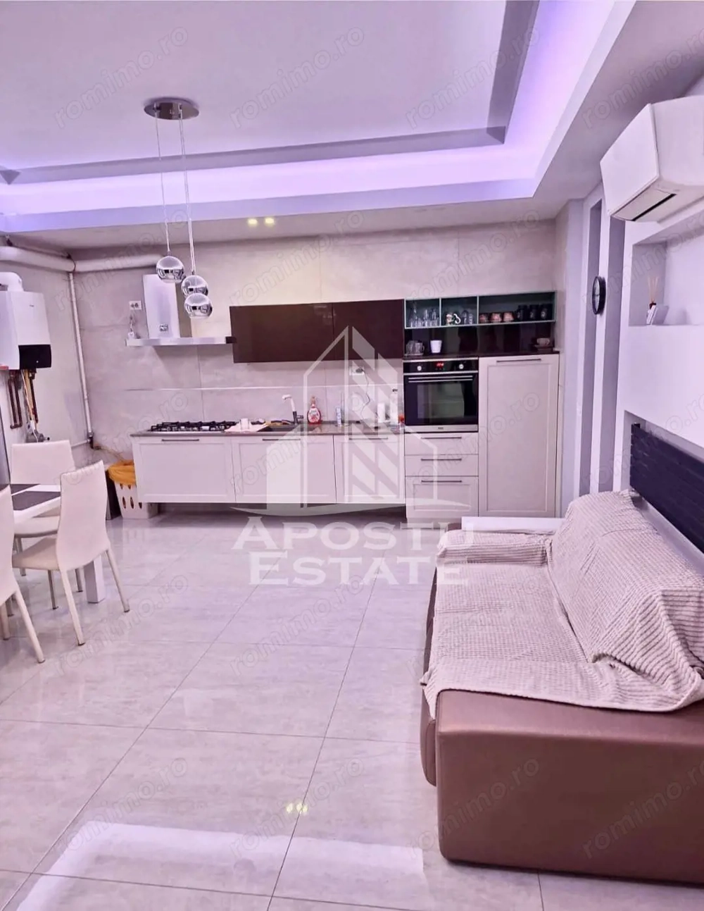 Apartament 2 camere, centrala proprie, Giroc