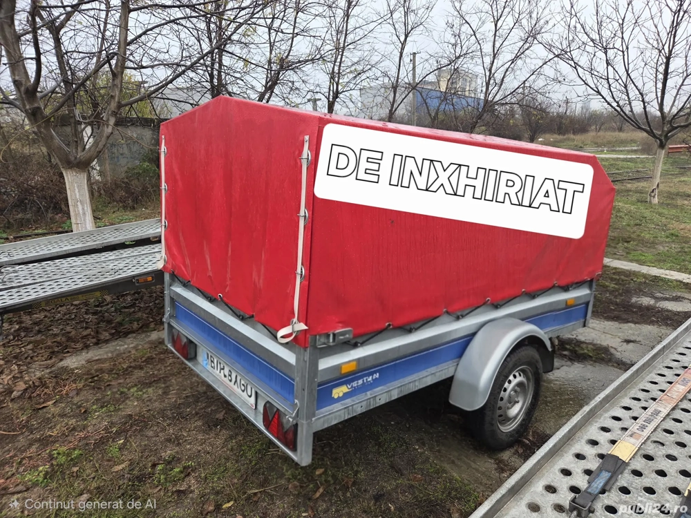 Remorca platforma de inchiriat