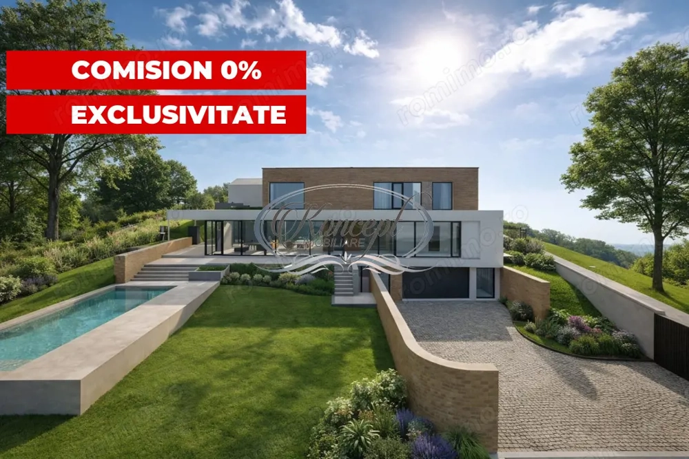 Exclusivitate 0% comision - Teren cu autorizatie pentru casa cu piscina