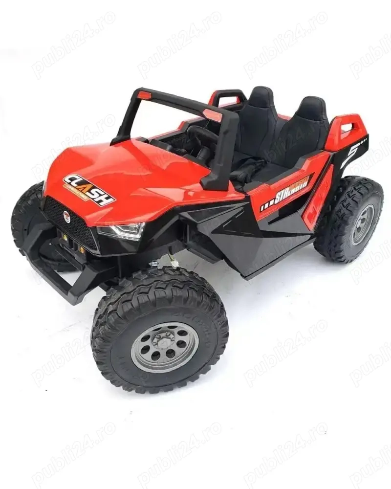  UTV electric pentru 4 copii, Kinderauto Buggy XXL , 500W 24V 14Ah RED