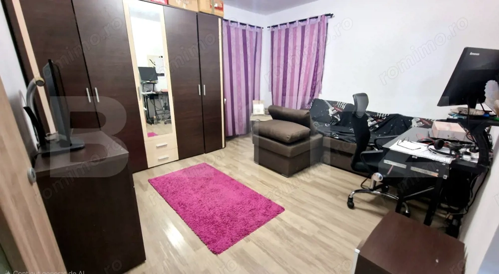 Apartament cu 2 dormitoare, 53 mp, mobilat, balcon, zona Eroilor