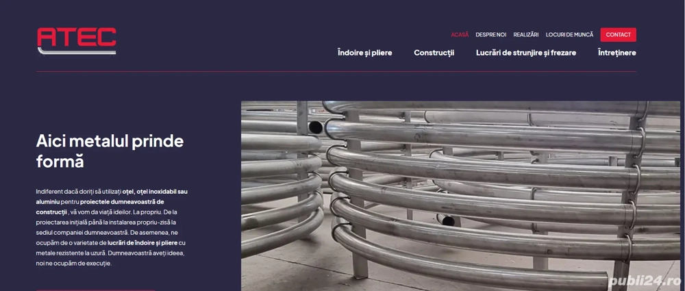 Operator abkant, indoire tabla pentru o fabrica din Belgia