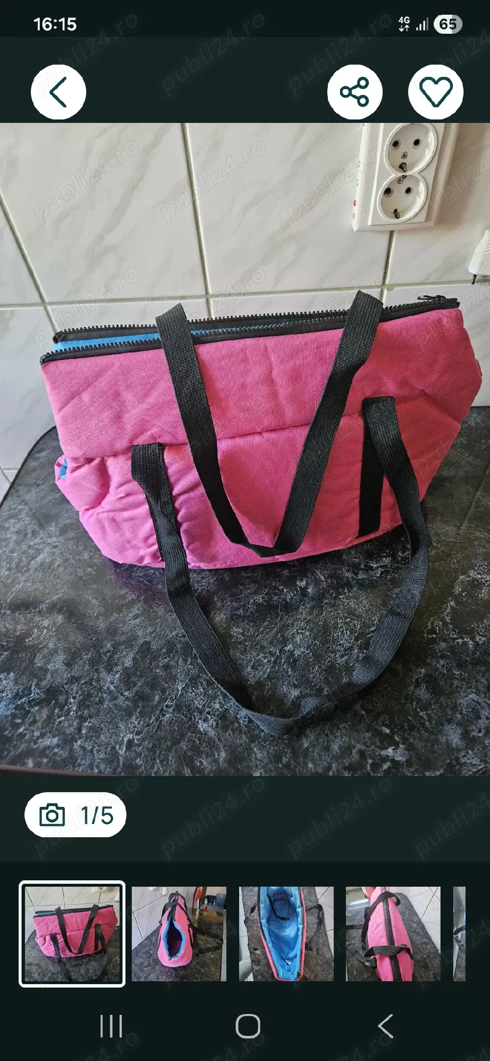 Geantă Transport Anim luţe Nouă 