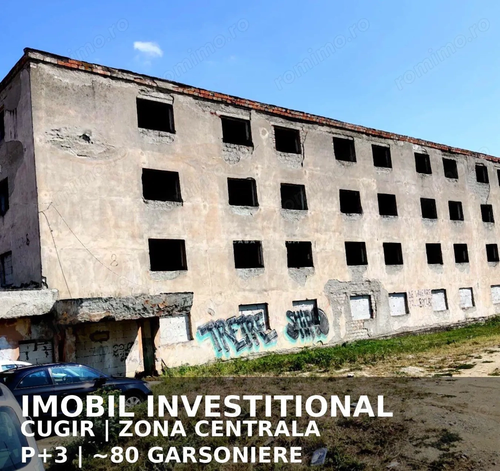 Bloc ideal pentru invetitie majora in Cugir, zona Centrala