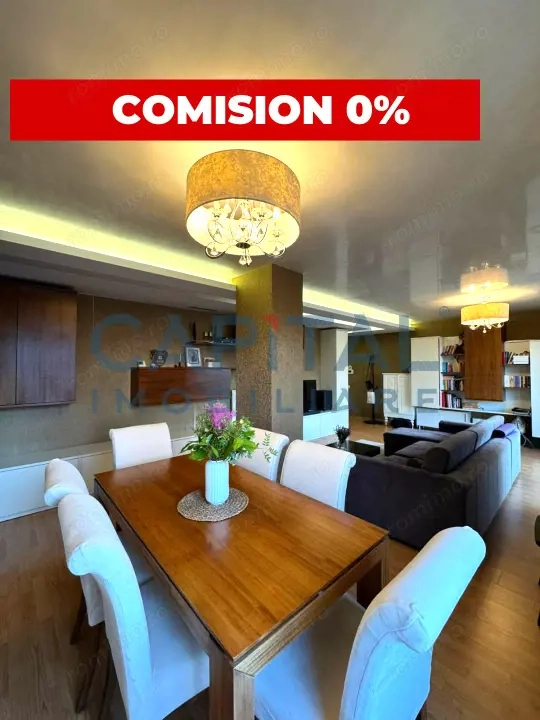 0% Comision | Apartament de lux decomandat cu 3 camere, 90 mp | Zorilor |