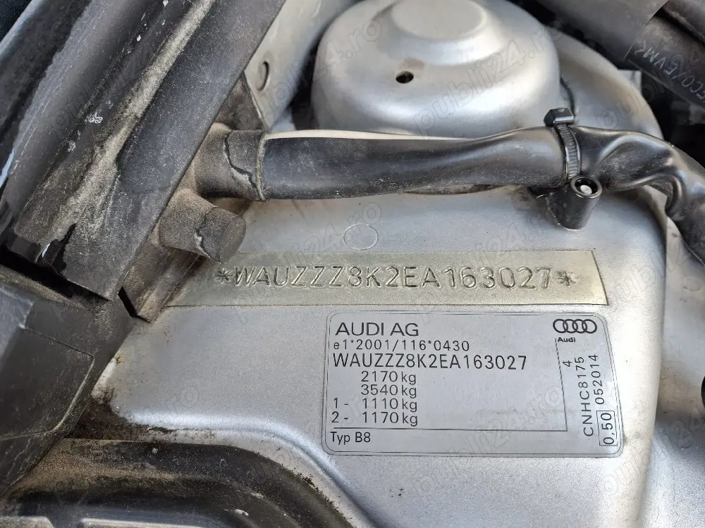 Vand Audi A4 B8 Facelift