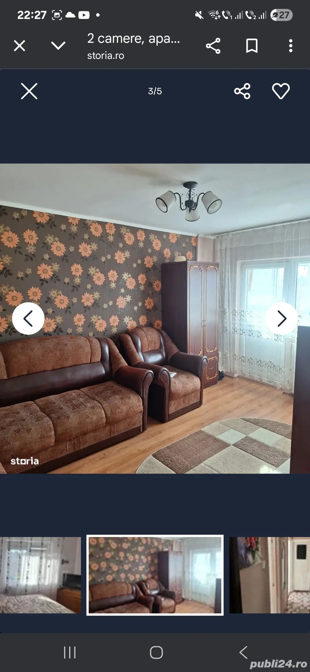 Proprietar Vând apartament 2 camere in Brăila zona Progresul !