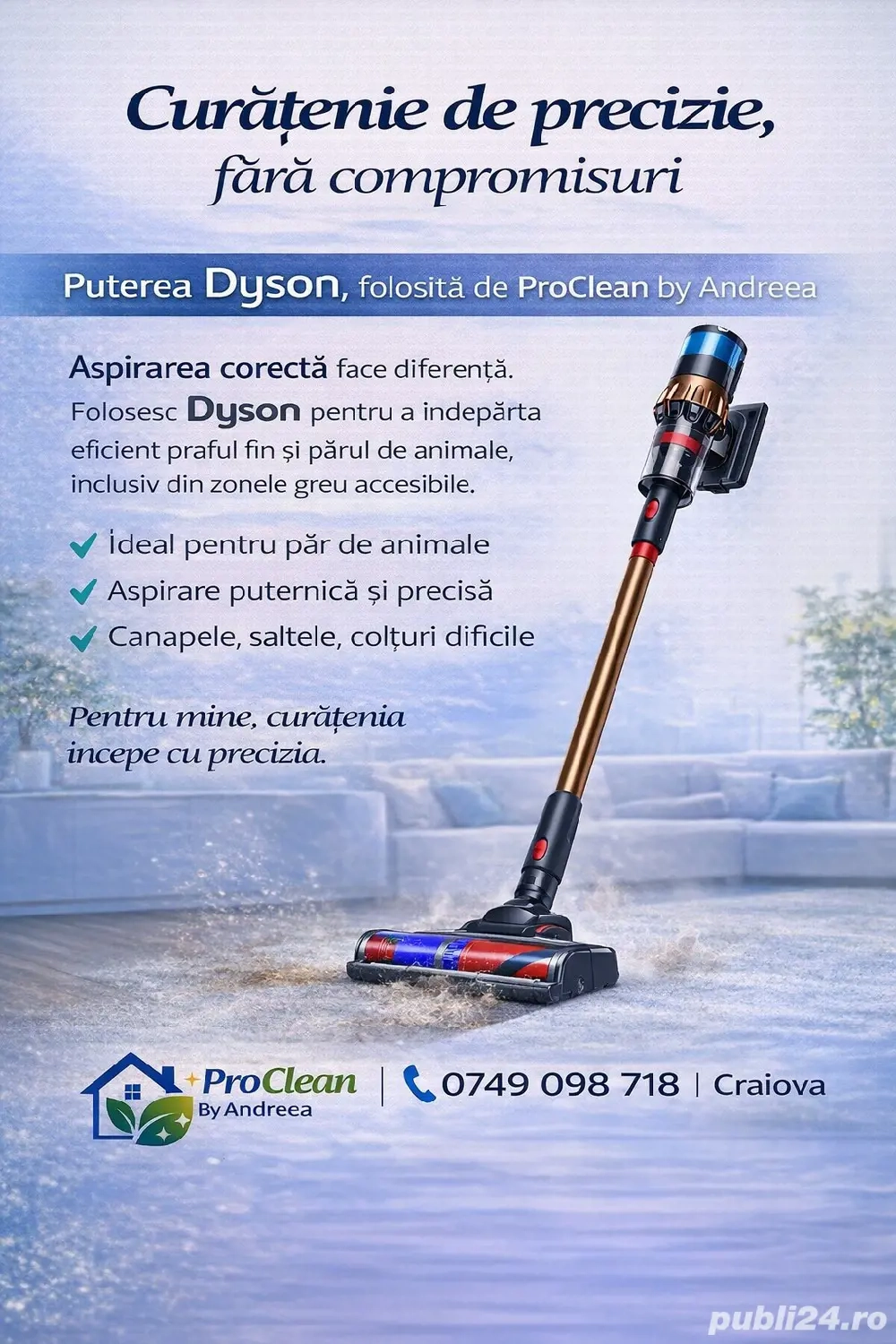 Curățenie profesională case, apartamente, birouri   Craiova