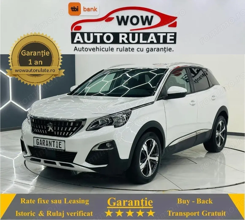 PEUGEOT 3008 2017 1.2i E6 Garantie 12 Luni Rate Avans 0 Doar Cu Buletinul