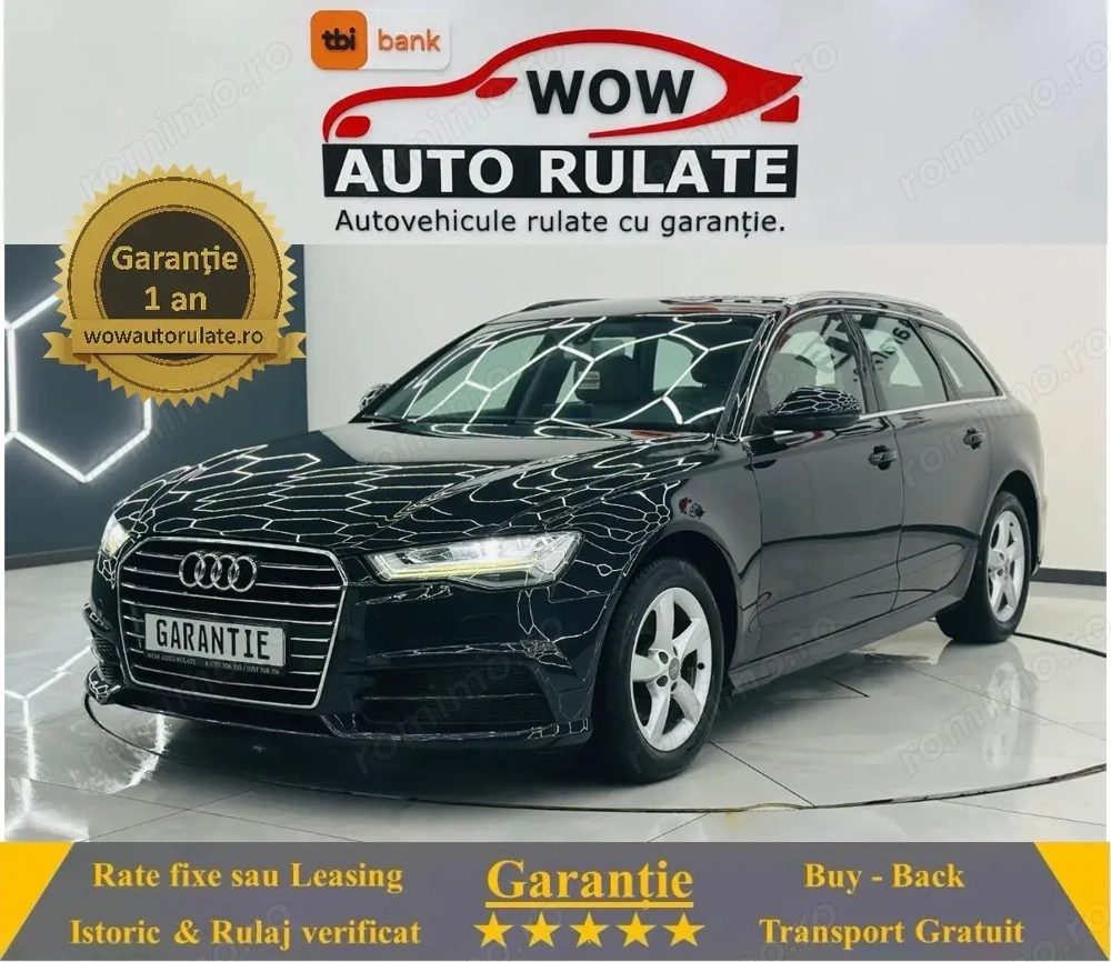 AUDI A6 2018 2.0D E6 Garantie 12 Luni Rate Avans 0 Doar Cu Buletinu