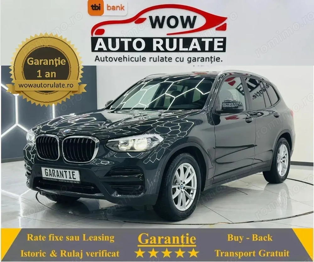 BMW X3 2019 2.0i E6 4x4 Garantie 12 Luni Rate Avans 0 Doar Cu Buletinul