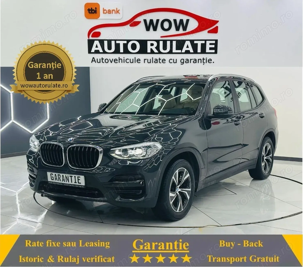 BMW X3 2018 2.0D E6 Garantie 12 Luni Rate Avans 0 Doar Cu Buletinul