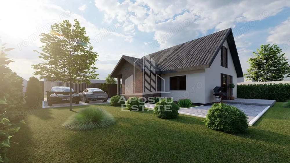 Casa individuala cu teren 520 mp in Giroc