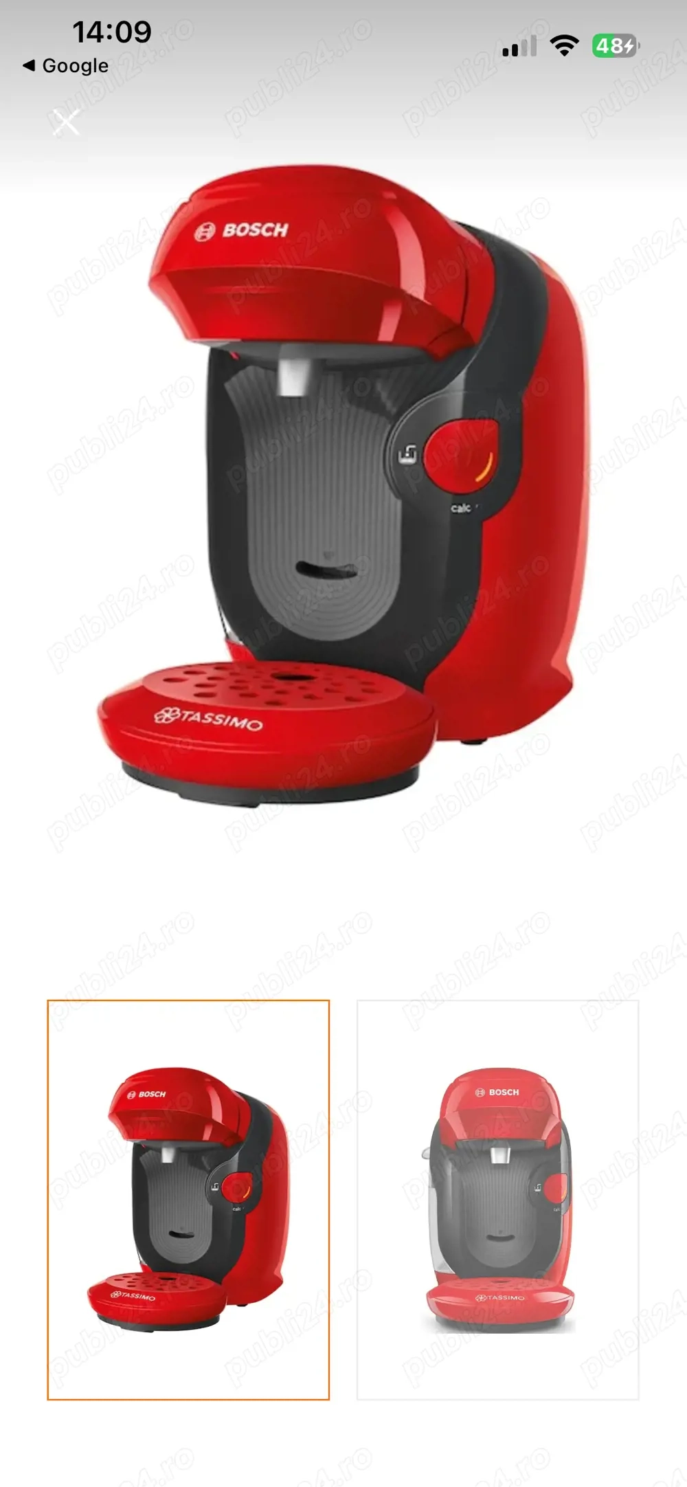 Aparat de cafea Tassimo