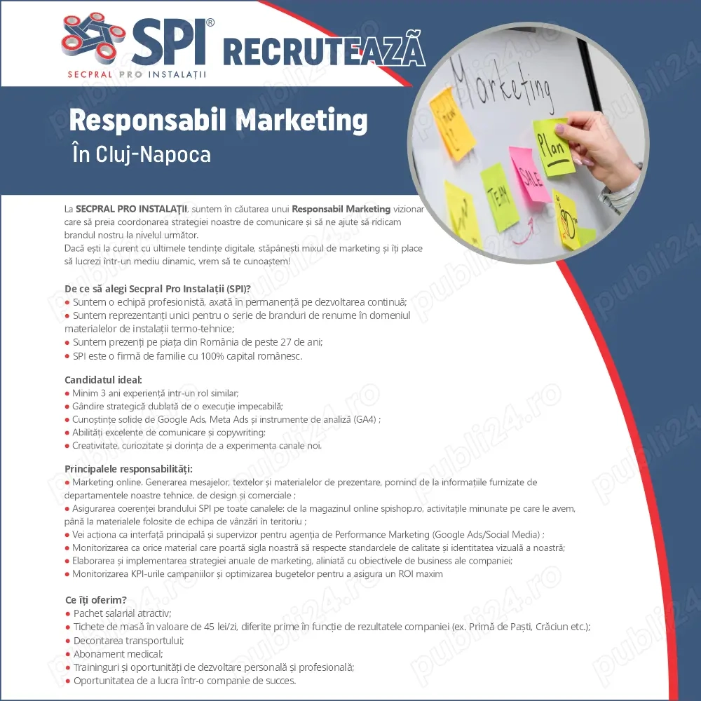 Responsabil Marketing - Cluj - Napoca