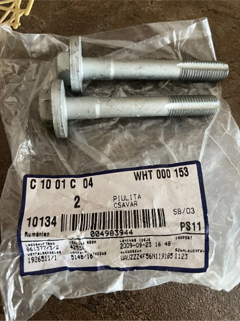 vind șuruburi directie audi A6 4F  anul 2005 - 2010