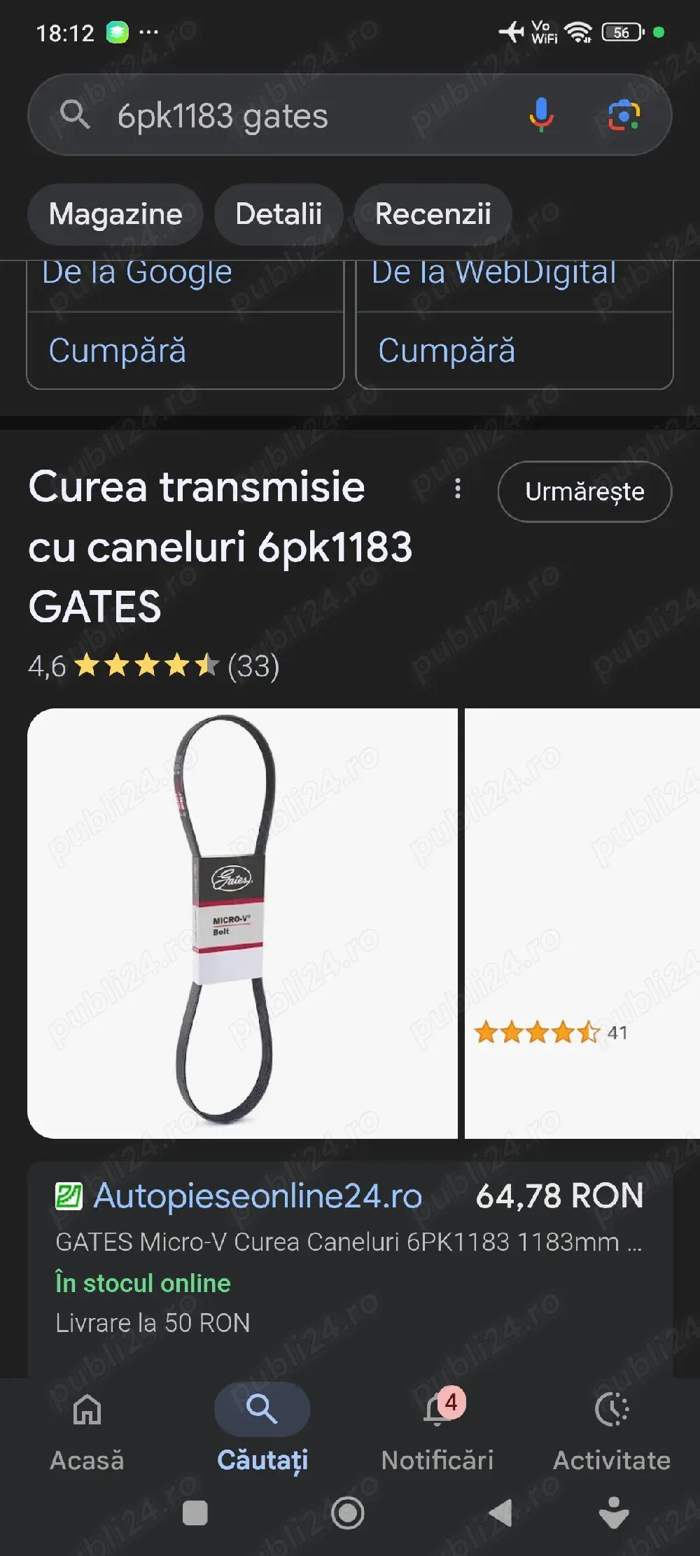 Distribuție kit fiat&Alfa,Curele transmisie 6PK1183,6PK1320