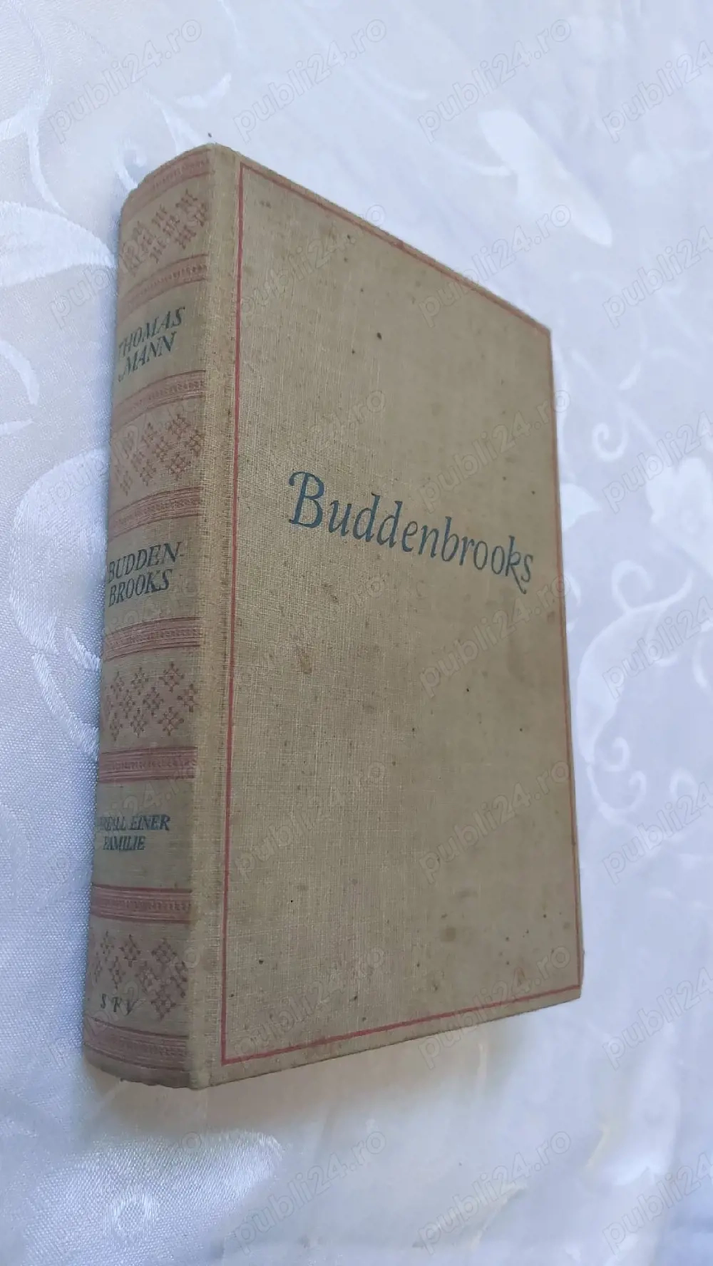 Carte veche   Thomas Mann, Buddenbrooks (Berlin, 1930)