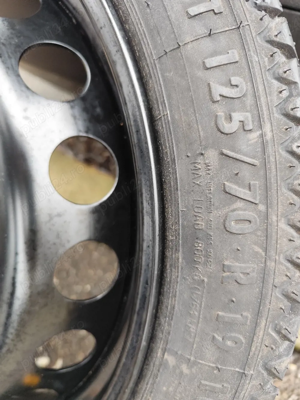 Rezervă slim 5x112, 125 70 R19, 66,6mm, gama vag, Audi , Volkswagen,Scoda, Mercedes.