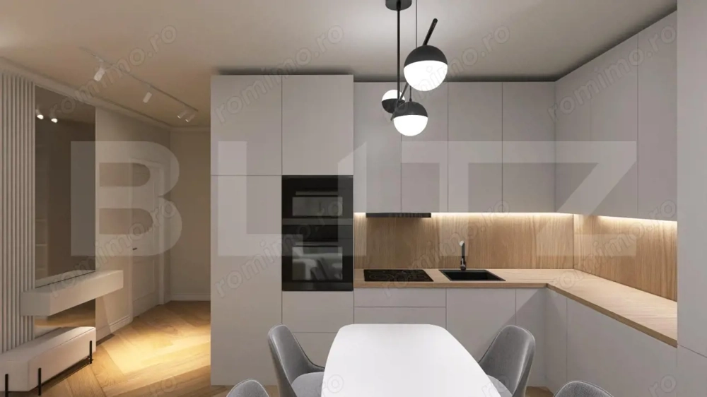 Apartament nou modern, 2 camere, centrala pe gaz si panouri fotovoltaice, Iosia