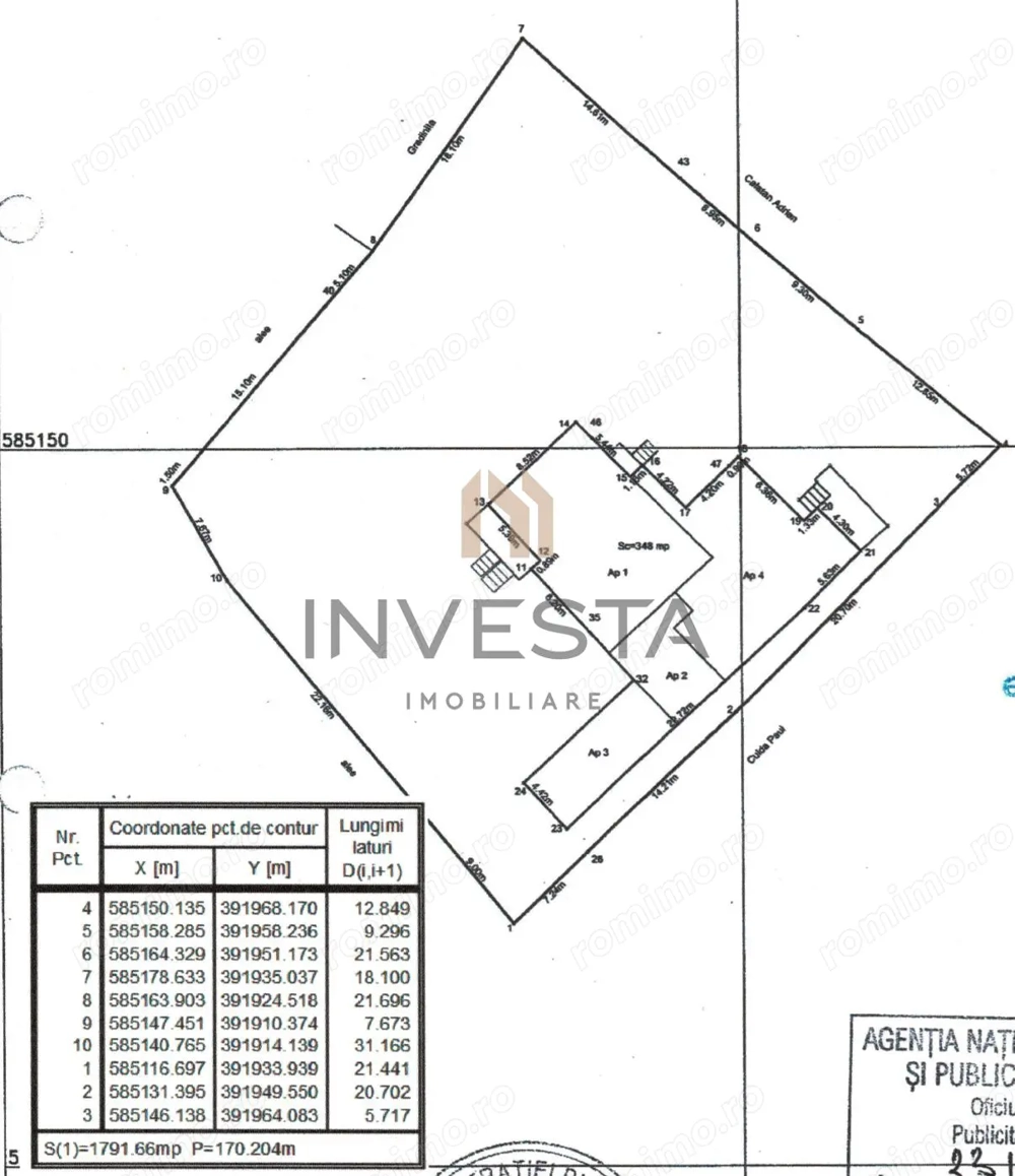 Teren UT R LIU, Zona strazii Louis Pasteor!