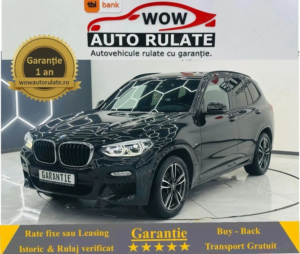 BMW X3 2019 2.0D E6 4x4 Garantie 12 Luni Rate Avans 0 Doar Cu Buletinul