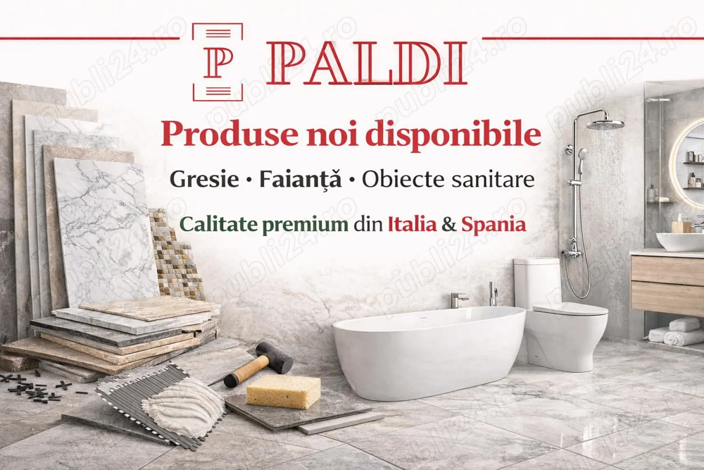 Gresie, faianță și obiecte sanitare   calitate premium Italia & Spania
