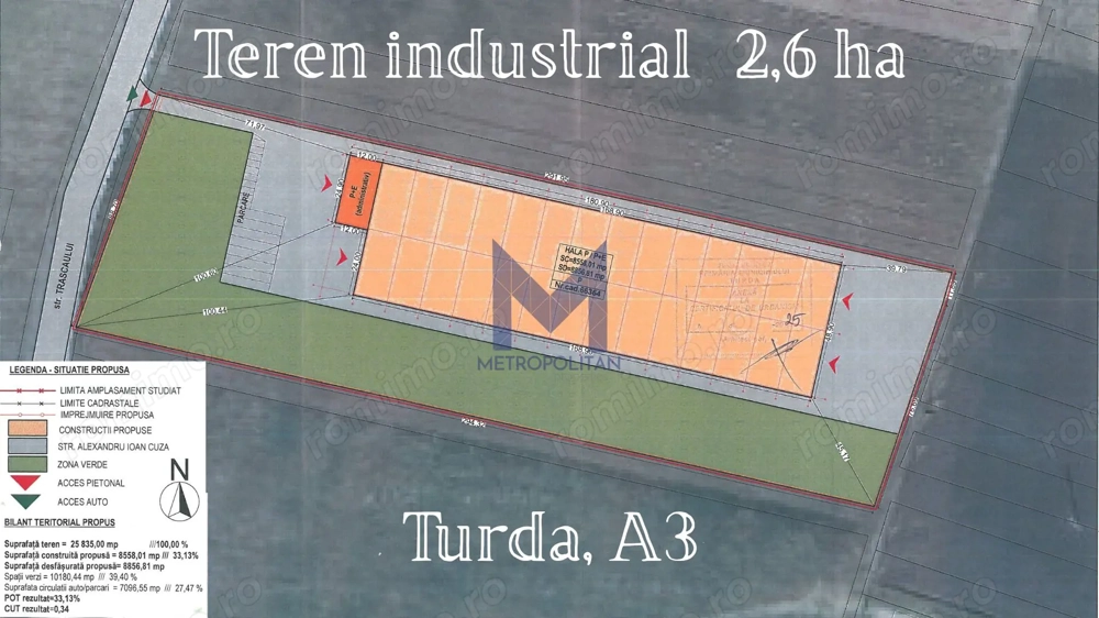 [ 2,6 HA ] Randament bun I Locație strategică I Autostradă