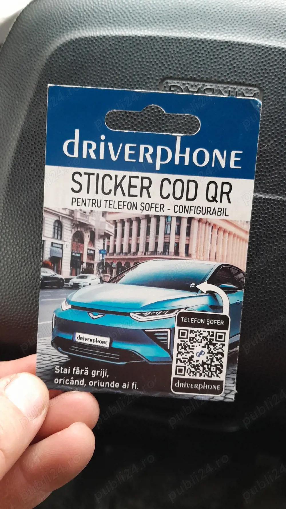 Accesoriu auto qr cod